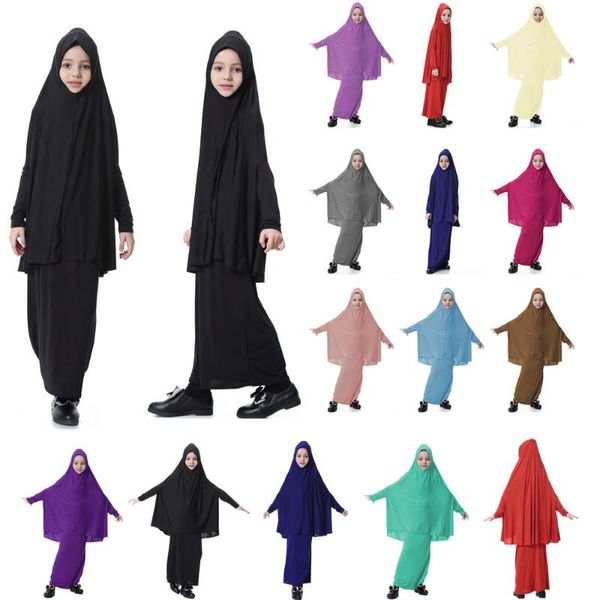 muslim kids girls hijab caps+skirt 2pcs set abaya maxi dress islamic clothes d426, Red
muslim kids girls hijab caps+skirt 2pcs set abaya maxi dress islamic clothes d426, Red