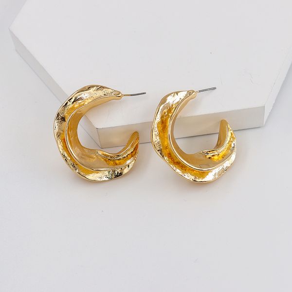 ins 2020 new trendy gold twisted metal leaf irregular geo minimalism hoop earrings korean fashion chic women party jewelry, Golden;silver
ins 2020 new trendy gold twisted metal leaf irregular geo minimalism hoop earrings korean fashion chic women party jewelry, Golden;silver
