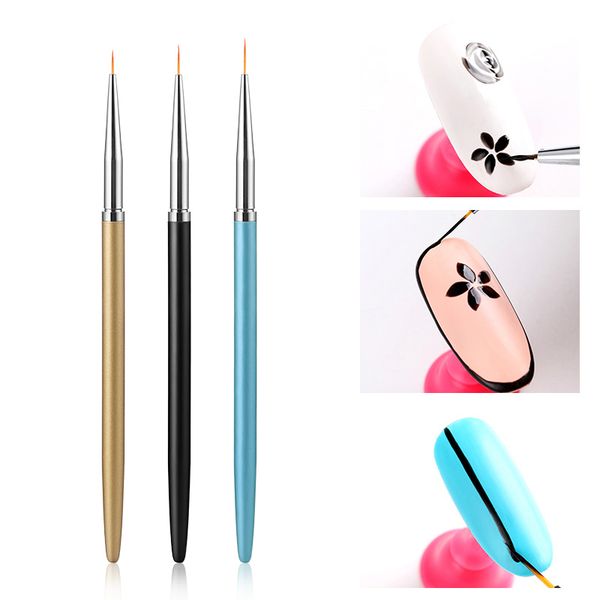 3 pieces / set of nail art french hook pen set flower line image painting line brush pen manicure tool
3 pieces / set of nail art french hook pen set flower line image painting line brush pen manicure tool