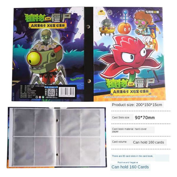 160pcs holder album toys collections plants vs. zombies pvz cards album book loaded list toys gift for children
160pcs holder album toys collections plants vs. zombies pvz cards album book loaded list toys gift for children