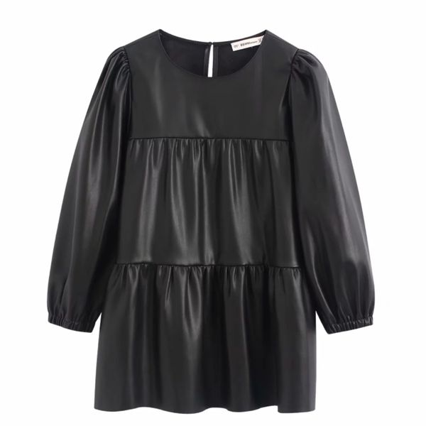 2020 новые женщин vintage o шеи основные pleats кожа pu рубашки блузки женщин ретро досуг смок roupas шик сорочка рубашка ls6123, White
2020 новые женщин vintage o шеи основные pleats кожа pu рубашки блузки женщин ретро досуг смок roupas шик сорочка рубашка ls6123, White