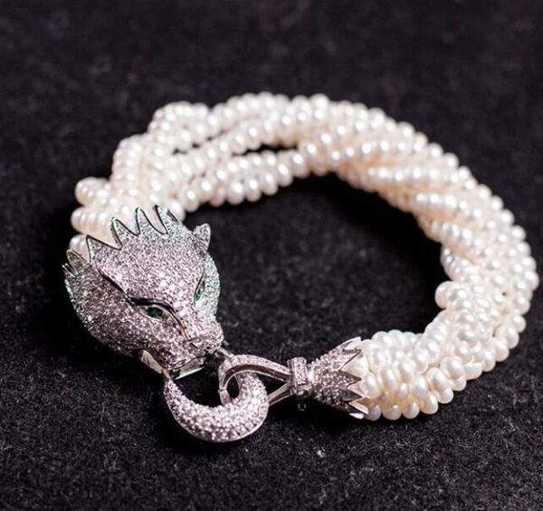 s925 silver-inlaid zircon coil leopard natural pearl necklace bracelet jewelry, Golden;silver
s925 silver-inlaid zircon coil leopard natural pearl necklace bracelet jewelry, Golden;silver