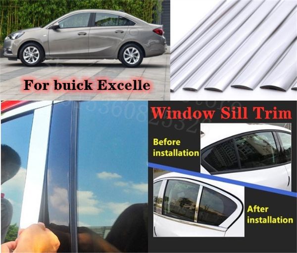 puou high-quality car full window pillar trim cover stainless steel chrome decoration for excelle 2015-17 car styling
puou high-quality car full window pillar trim cover stainless steel chrome decoration for excelle 2015-17 car styling