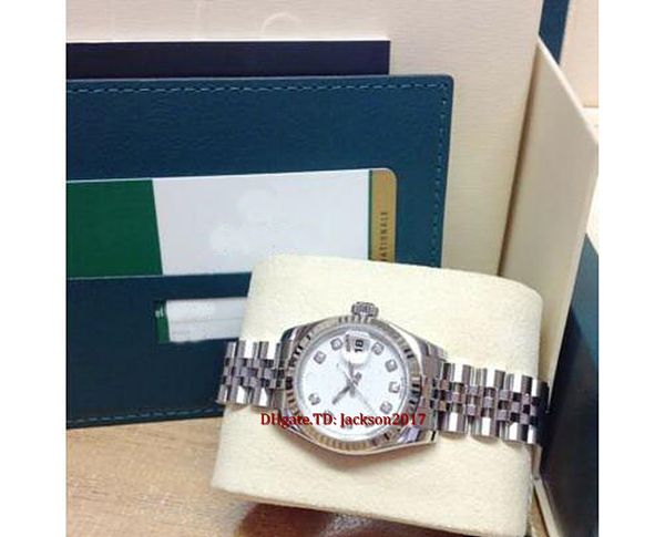 original box certificate lady watch 179174 26mm diamond white dial asia 2813 movement automatic, Slivery;brown
original box certificate lady watch 179174 26mm diamond white dial asia 2813 movement automatic, Slivery;brown