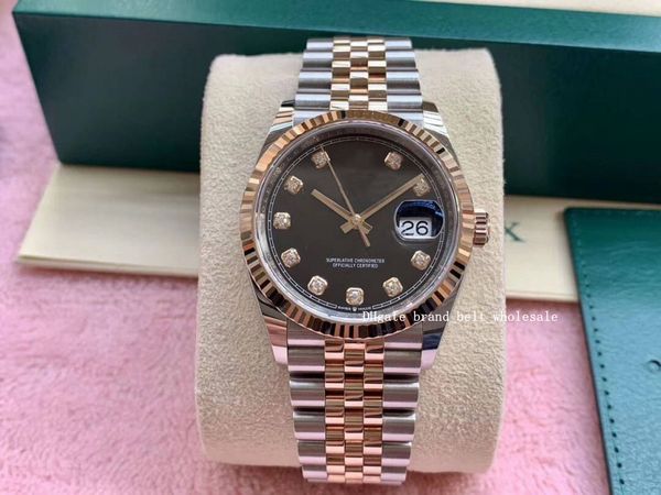 2 shopkeeper recommend luxury 126231 steel and rose gold jubilee rhodium index dial 36mm watch automatic neutral, Slivery;brown
2 shopkeeper recommend luxury 126231 steel and rose gold jubilee rhodium index dial 36mm watch automatic neutral, Slivery;brown