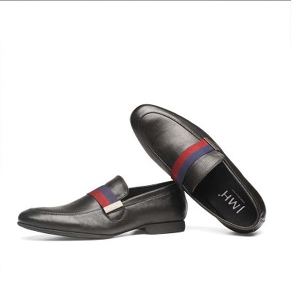 2019 new shoes men business style restoring shallow mouth men shoes comfortable ventilation genuine leather, Black
2019 new shoes men business style restoring shallow mouth men shoes comfortable ventilation genuine leather, Black