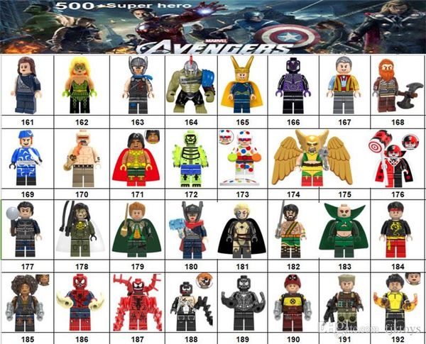 wholsale super hero mini figures marvel avengers dc justice league wonder woman deadpool batman captain logan building blocks kids gifts
wholsale super hero mini figures marvel avengers dc justice league wonder woman deadpool batman captain logan building blocks kids gifts