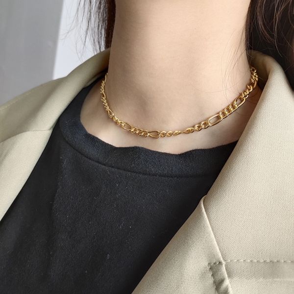 louleur 925 sterling silver crude chain choker gold fashion simple temperament elegant necklace for women jewelry charm
louleur 925 sterling silver crude chain choker gold fashion simple temperament elegant necklace for women jewelry charm
