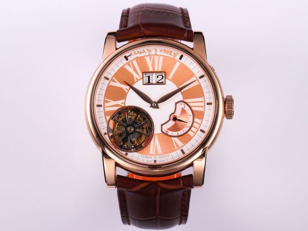 jb new real tourbillon movement, 42 mm size more suitable for asian men business designer watches, Slivery;brown
jb new real tourbillon movement, 42 mm size more suitable for asian men business designer watches, Slivery;brown