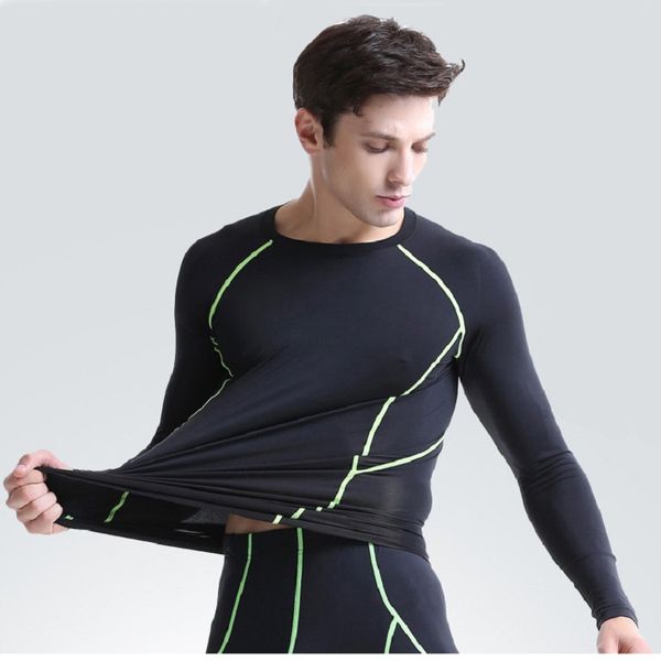 fitness rashgard men compression gym shirt men bodybuilding sport running shirt training sportwear quick dry male gym clothing, Black;blue
fitness rashgard men compression gym shirt men bodybuilding sport running shirt training sportwear quick dry male gym clothing, Black;blue