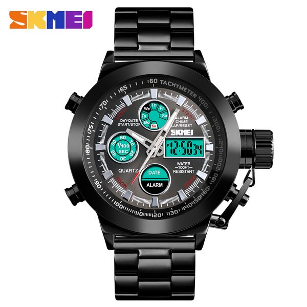 skmei 1515 casual dress men dual display wristwatches waterproof satch luxury steel strap luminous clock relogio masculino, Slivery;brown
skmei 1515 casual dress men dual display wristwatches waterproof satch luxury steel strap luminous clock relogio masculino, Slivery;brown