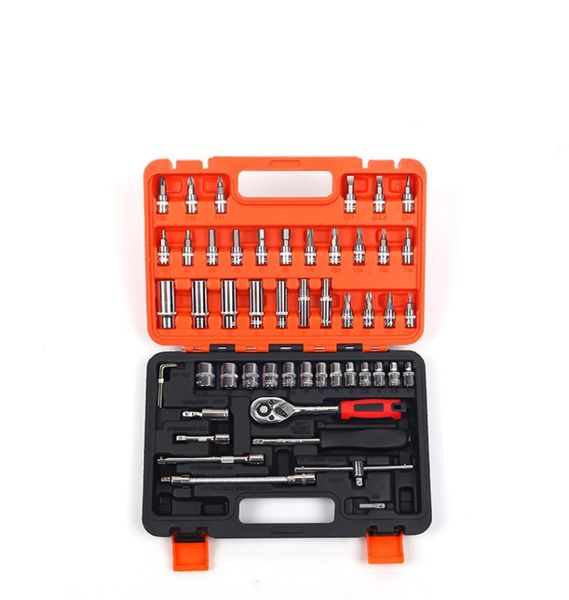 53pcs socket ratchet car repair tool wrench set head ratchet pawl socket spanner screwdriver professional metalworking tool kit
53pcs socket ratchet car repair tool wrench set head ratchet pawl socket spanner screwdriver professional metalworking tool kit