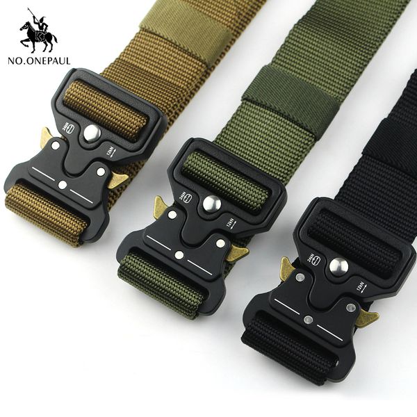no.onepaul men's brand tactical belt specially designed for the 's metal buckle adjustable belt ing, Black;brown
no.onepaul men's brand tactical belt specially designed for the 's metal buckle adjustable belt ing, Black;brown