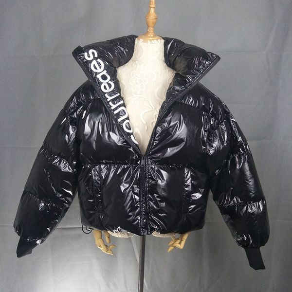 women's down & parkas 2021 winter glossy parka waterproof coat embroidery jacket large size loose warm thick women, Black
women's down & parkas 2021 winter glossy parka waterproof coat embroidery jacket large size loose warm thick women, Black