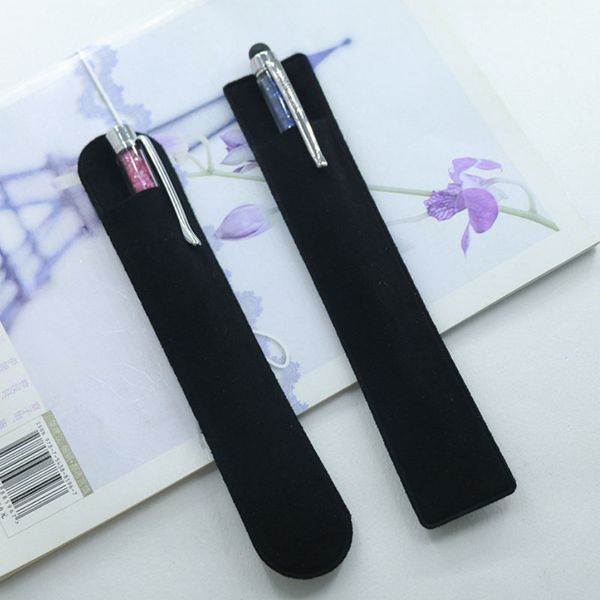 16*3cm ballpoint gel pens pouch black velvet bag crystal pen holder storage wedding office birthday decor
16*3cm ballpoint gel pens pouch black velvet bag crystal pen holder storage wedding office birthday decor