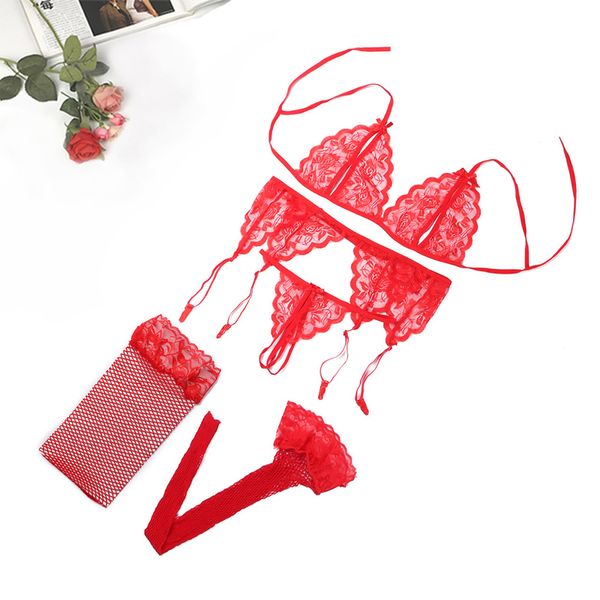 bras 4pcs red lingerie feminina g-string and transparent lace push up bra set underwear for women temptation lenceria mujer, Red;black
bras 4pcs red lingerie feminina g-string and transparent lace push up bra set underwear for women temptation lenceria mujer, Red;black