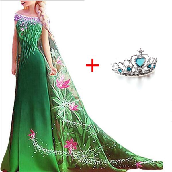 girls dress costume princess dresses cosplay halloween party kid fancy baby girl xmas clothes elza vestidos with crown, Red;yellow
girls dress costume princess dresses cosplay halloween party kid fancy baby girl xmas clothes elza vestidos with crown, Red;yellow