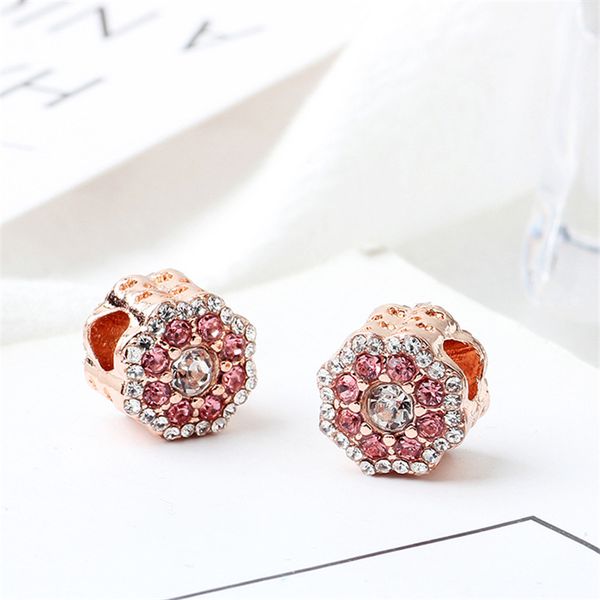 rose color 3 color rhinestone flower alloy charm bead fashion jewelry stunning european style fit for pandora bracelet bangle, Black
rose color 3 color rhinestone flower alloy charm bead fashion jewelry stunning european style fit for pandora bracelet bangle, Black