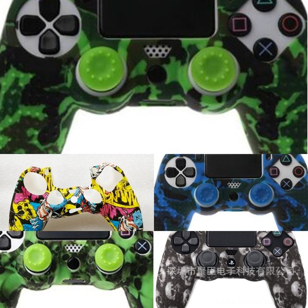 ulyya 2020 new 3-in-1 anti-slip soft camouflage silicone controller skin case + 2 thumbsticks caps for ps4 pro slim cover
ulyya 2020 new 3-in-1 anti-slip soft camouflage silicone controller skin case + 2 thumbsticks caps for ps4 pro slim cover