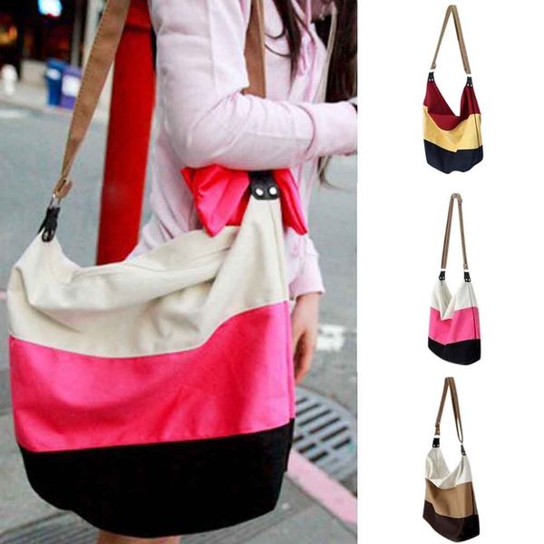 women's messenger bag fashion canvas zipper tri-color fresh rainbow striped shoulder bags durable large capacity shoulder bag
women's messenger bag fashion canvas zipper tri-color fresh rainbow striped shoulder bags durable large capacity shoulder bag