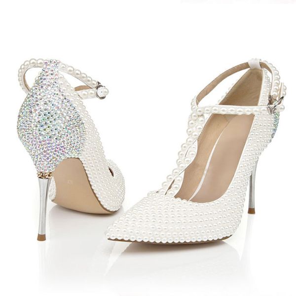 bride shoes pointed toe fashion wedding party high heels t-straps buckle strap rhinestone metal heel girl birthday gift, Black
bride shoes pointed toe fashion wedding party high heels t-straps buckle strap rhinestone metal heel girl birthday gift, Black