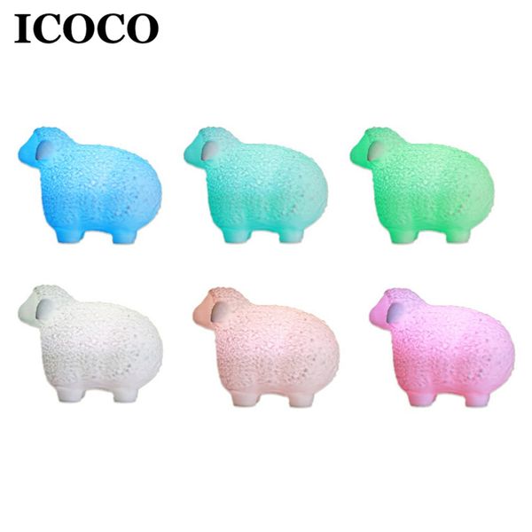 icoco 16 color changing 3d visual nightlight cute sheep modelling table lamp led cartoon lighting fixture kids gifts home decor
icoco 16 color changing 3d visual nightlight cute sheep modelling table lamp led cartoon lighting fixture kids gifts home decor