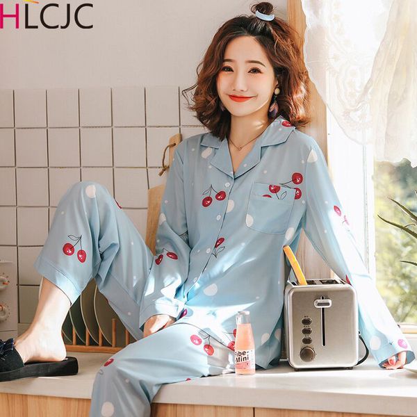 autumn winter 2019 women pyjamas ice silk cherry long set female pajamas set nightsuit sleepwear sets long pant women night, Black;red
autumn winter 2019 women pyjamas ice silk cherry long set female pajamas set nightsuit sleepwear sets long pant women night, Black;red