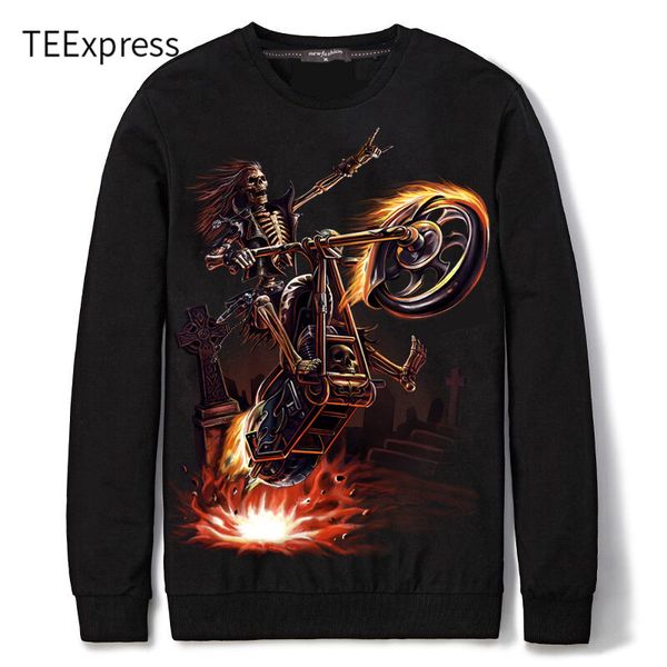 autumn winter fashion men hoodies 3d animel skull print casual warm 100% cotton thicken fleece pullover men sweatshirt, Black
autumn winter fashion men hoodies 3d animel skull print casual warm 100% cotton thicken fleece pullover men sweatshirt, Black