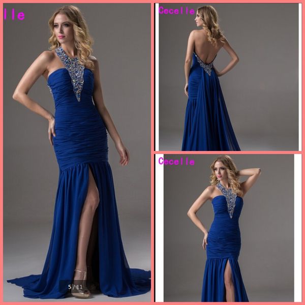 2019 long mermaid royal blue evening dresses gowns for teens beaded sequins halter chiffon side slit backless prom party evening gowns, Black;red
2019 long mermaid royal blue evening dresses gowns for teens beaded sequins halter chiffon side slit backless prom party evening gowns, Black;red