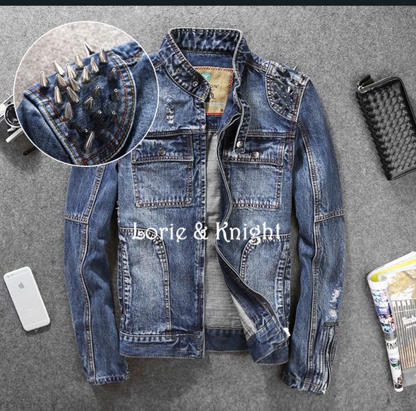 весна осень rivet hole outfit мужская приталенная деминовая джинсовая панк-куртка blue, Black;brown
весна осень rivet hole outfit мужская приталенная деминовая джинсовая панк-куртка blue, Black;brown