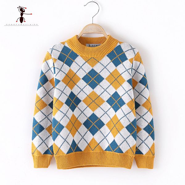 2018 double 11 brand original autumn winter lattice 100%cotton boys sweater fashion children's knitted sweater first sale 3281, Blue
2018 double 11 brand original autumn winter lattice 100%cotton boys sweater fashion children's knitted sweater first sale 3281, Blue