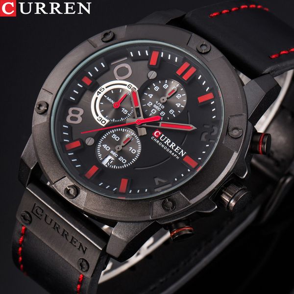 curren 2018 new men watch fashion casual chronograph quartz wristwatch leather strap date male clock relogio masculino, Slivery;brown
curren 2018 new men watch fashion casual chronograph quartz wristwatch leather strap date male clock relogio masculino, Slivery;brown