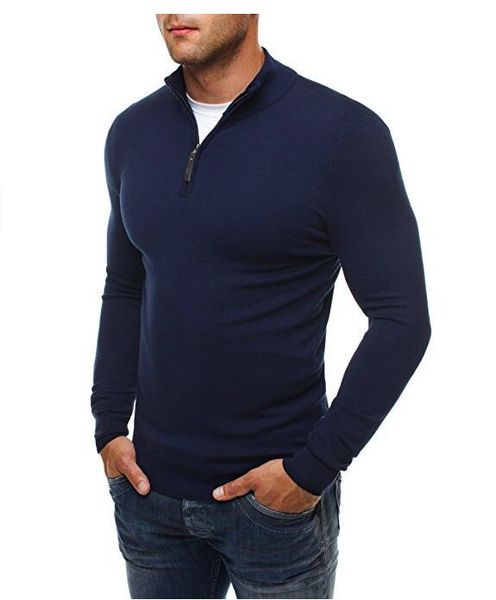 2019 new autumn spring cotton men slim body sweater casual zipper turtleneck fashion clothes simple coat, White;black
2019 new autumn spring cotton men slim body sweater casual zipper turtleneck fashion clothes simple coat, White;black