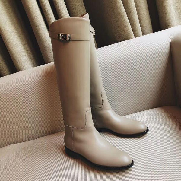 new fashion boots europ style classic luxury designer women's shoes autumn embossed leather high heel boots buckle decoration, Black
new fashion boots europ style classic luxury designer women's shoes autumn embossed leather high heel boots buckle decoration, Black