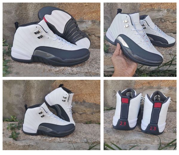 2020 new 12 xii white grey mens basketball shoes 12s man trainers sports sneakers jumpman designer sneakers 130690-160 with box
2020 new 12 xii white grey mens basketball shoes 12s man trainers sports sneakers jumpman designer sneakers 130690-160 with box