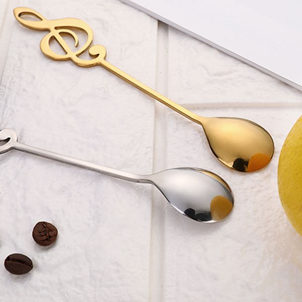 304 stainless steel musical notes spoon coffee spoon tea stirring spoon music bar ice cream mug dessert scoop creative cutlery
304 stainless steel musical notes spoon coffee spoon tea stirring spoon music bar ice cream mug dessert scoop creative cutlery