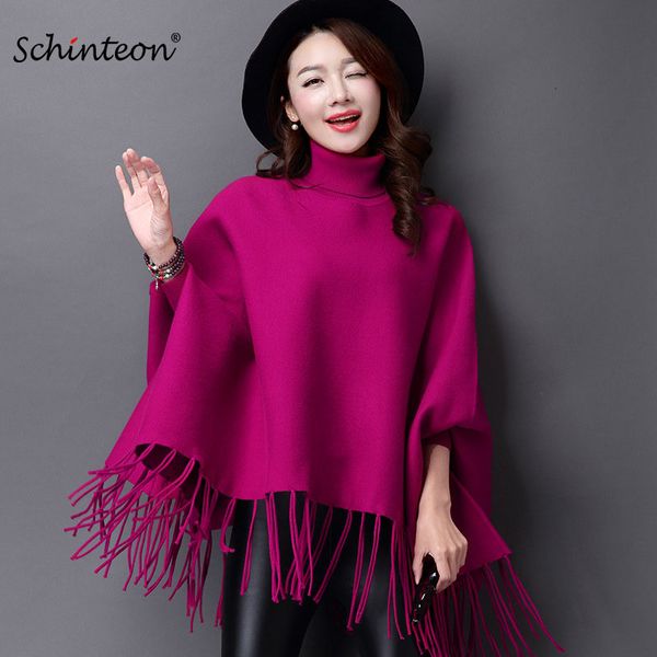 women mink cashmere poncho pullover sweater knitwear outwear coats clothing turtleneck tassel fashion quality, Black
women mink cashmere poncho pullover sweater knitwear outwear coats clothing turtleneck tassel fashion quality, Black