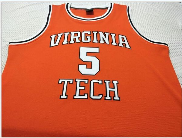 custom men youth women rare #5 virginia tech justin robinson college basketball jersey size s-5xl or custom any name or number jersey, Black
custom men youth women rare #5 virginia tech justin robinson college basketball jersey size s-5xl or custom any name or number jersey, Black