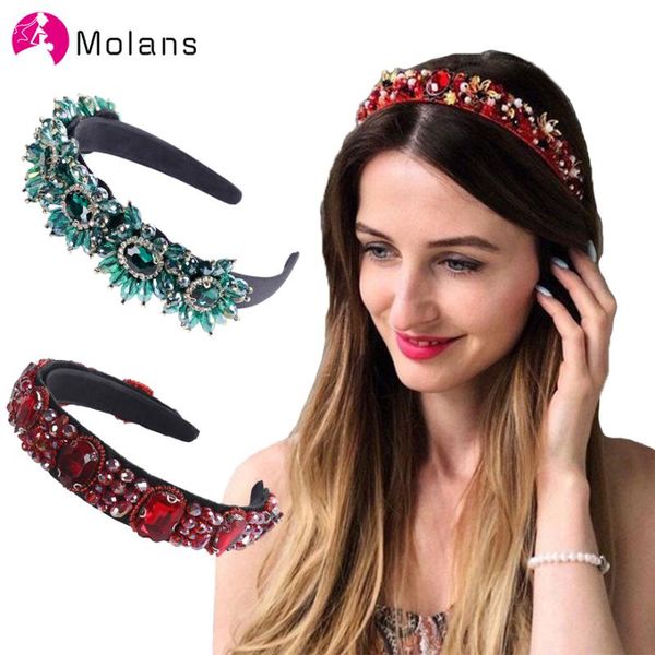 molans vintage ornamentation rhinestone headbands baroque geometric gemstone flower women hairbands 35cm pearls wide hair hoops
molans vintage ornamentation rhinestone headbands baroque geometric gemstone flower women hairbands 35cm pearls wide hair hoops