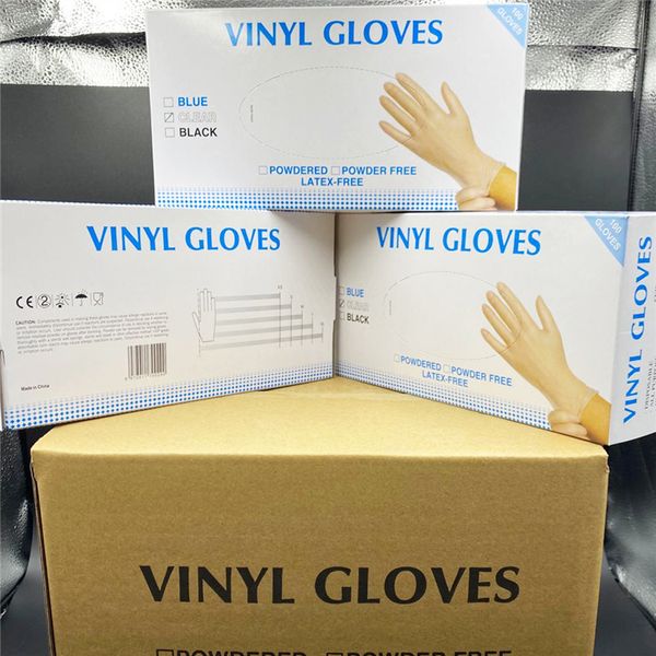 disposable vinyl gloves all of certificate available transparent pvc rubber protective gloves 100pcs/box door to door dhl deliver
disposable vinyl gloves all of certificate available transparent pvc rubber protective gloves 100pcs/box door to door dhl deliver