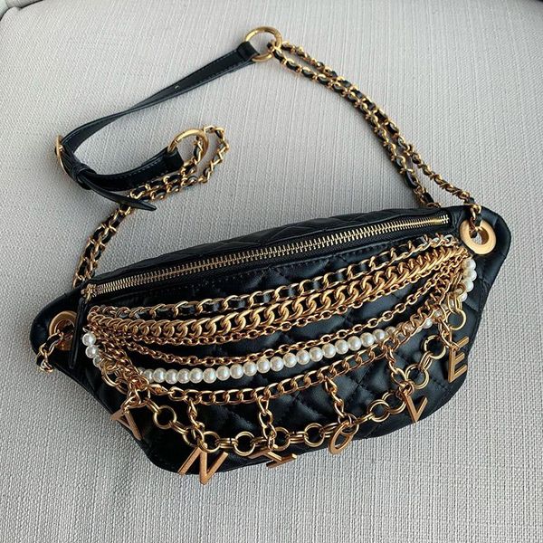 brands waist bag for women chest bag designer leather handbags chain shoulder bags letters tassel pearl bag fashion messenger bags
brands waist bag for women chest bag designer leather handbags chain shoulder bags letters tassel pearl bag fashion messenger bags