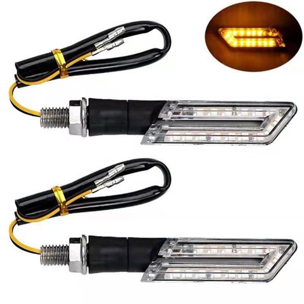 2pcs blade shaped 15 led turn signal light amber motorcycle indicators 3528-smd universal motors accessories ing
2pcs blade shaped 15 led turn signal light amber motorcycle indicators 3528-smd universal motors accessories ing