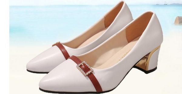 2020 women's shoes in spring and autumn with new style middle heel coarse heel pointed end@9061, Black
2020 women's shoes in spring and autumn with new style middle heel coarse heel pointed end@9061, Black