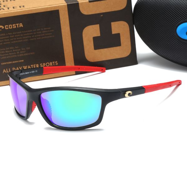 sunglasses 9020 costa sunglasses tr90 frame mens fashion cycling sports glasses women luxury designer sunglasses beach glasses box&case -g, White;black