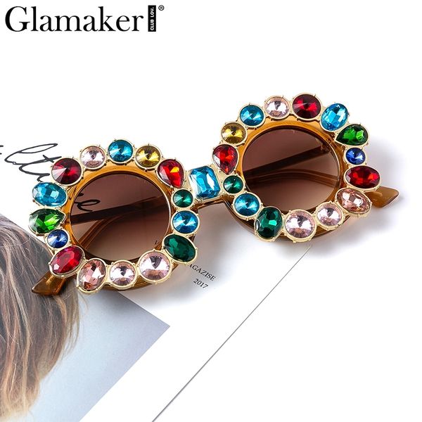 glamaker round chic fashion streetwear sunglasses women rhinestone clear lens eyewear sun glasses summer spring for female uv400, White;black
glamaker round chic fashion streetwear sunglasses women rhinestone clear lens eyewear sun glasses summer spring for female uv400, White;black