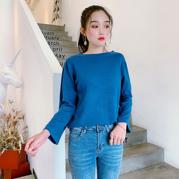 autumn winter word collar o-neck high elasticity casual pullovers female thick knitted women sweater solid color, White;black
autumn winter word collar o-neck high elasticity casual pullovers female thick knitted women sweater solid color, White;black