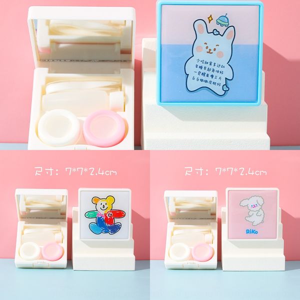 jnznt cartoon myopia invisible ins dual portable contact case glasses case nursing glasses lenses storage companion box clip suction stick c
jnznt cartoon myopia invisible ins dual portable contact case glasses case nursing glasses lenses storage companion box clip suction stick c