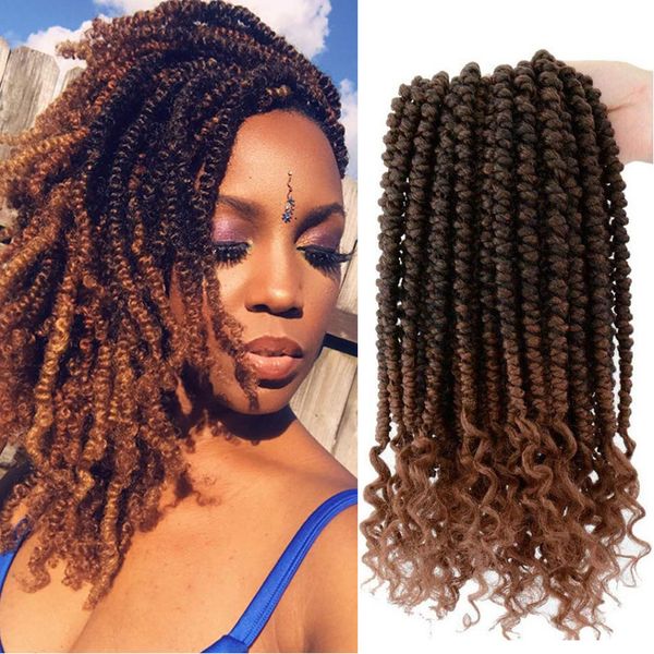 new style 12inch 1packs senegalese spring twist crochet hair curl end synthetic crochet braids havana mambo braiding hair extensions, Black
new style 12inch 1packs senegalese spring twist crochet hair curl end synthetic crochet braids havana mambo braiding hair extensions, Black