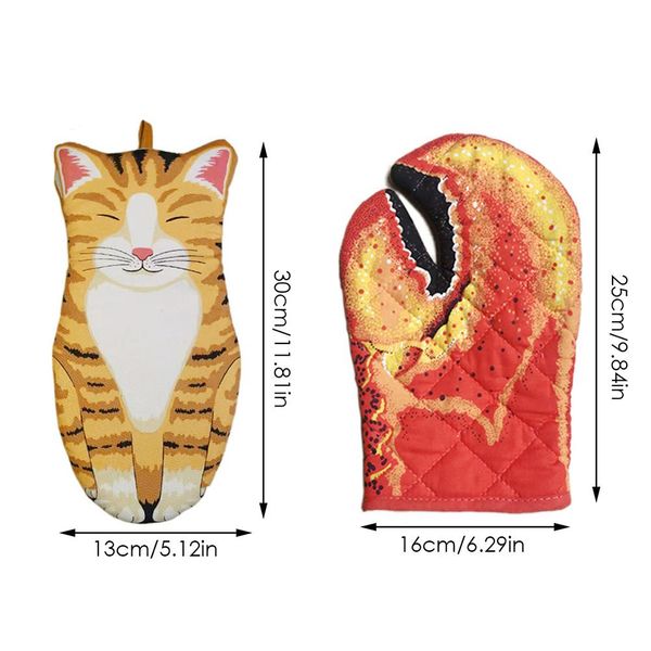 3d lovely cat crab thickening cotton oven gloves heatproof mitten kitchen cooking microwave oven mitt insulated non-slip glove
3d lovely cat crab thickening cotton oven gloves heatproof mitten kitchen cooking microwave oven mitt insulated non-slip glove