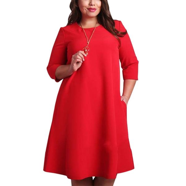 casual dresses women dress plus size for l-6xl autumn 3/4 sleeve party boho beach loose office vestido, Black;gray
casual dresses women dress plus size for l-6xl autumn 3/4 sleeve party boho beach loose office vestido, Black;gray